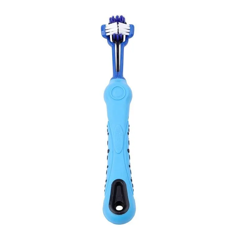 Squeaky-Clean Three Sided Pet Toothbrush