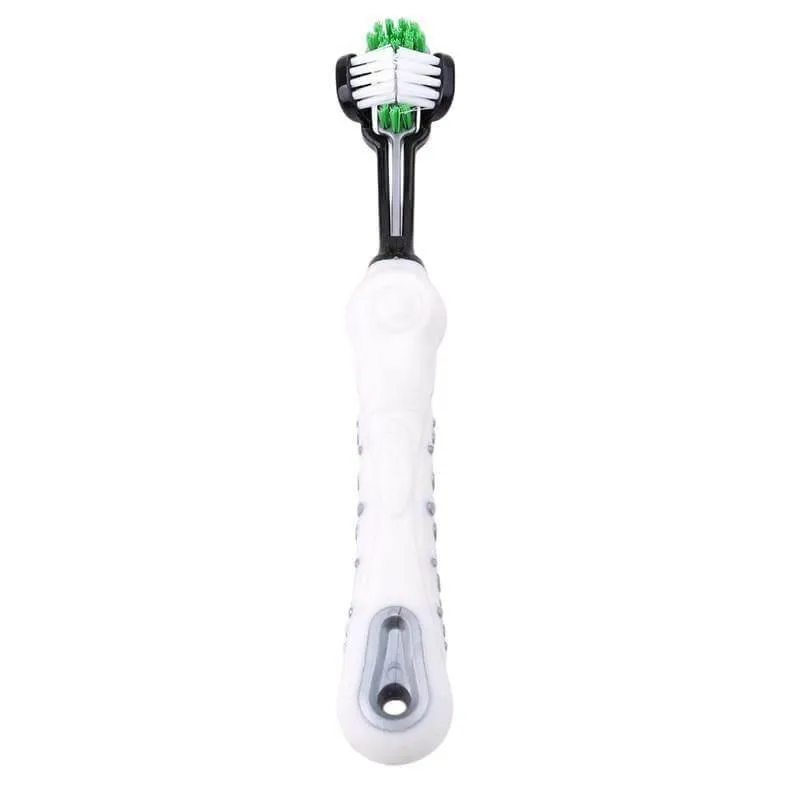 Squeaky-Clean Three Sided Pet Toothbrush