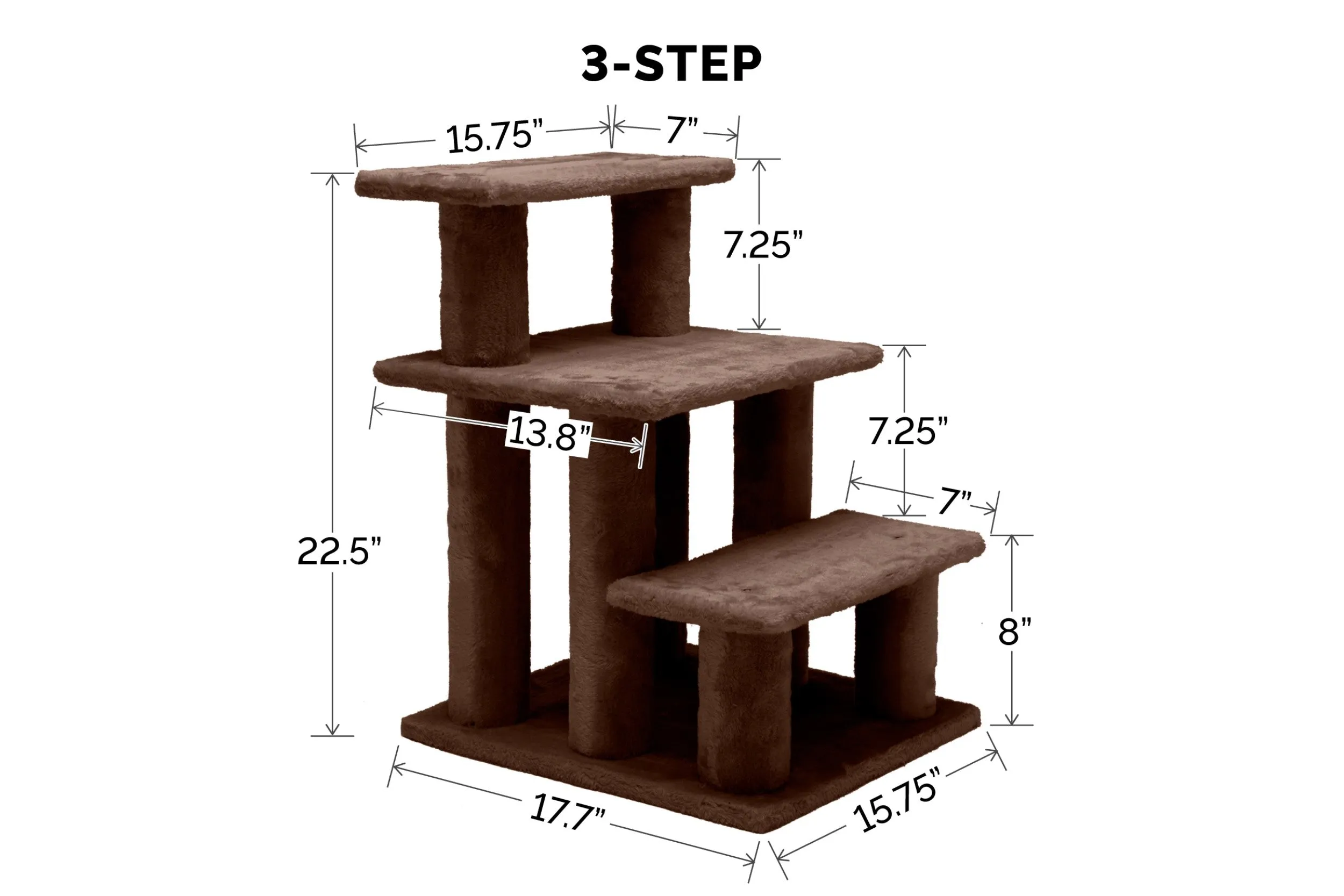 Steady Paws 3-Step and 4-Step Pet Stairs