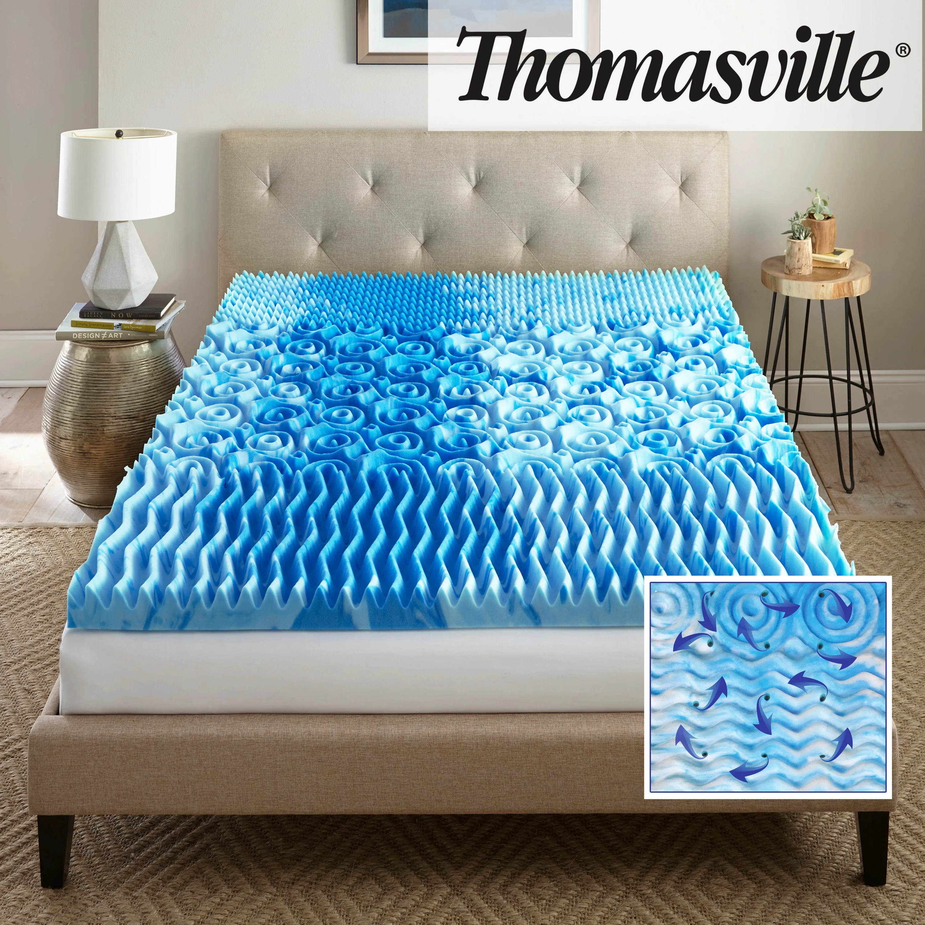 Thomasville® 4" Gellux® Mattress Topper