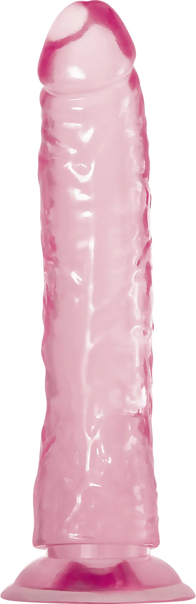 (wd) Adam & Eve Pink Jelly Realistic Dildo