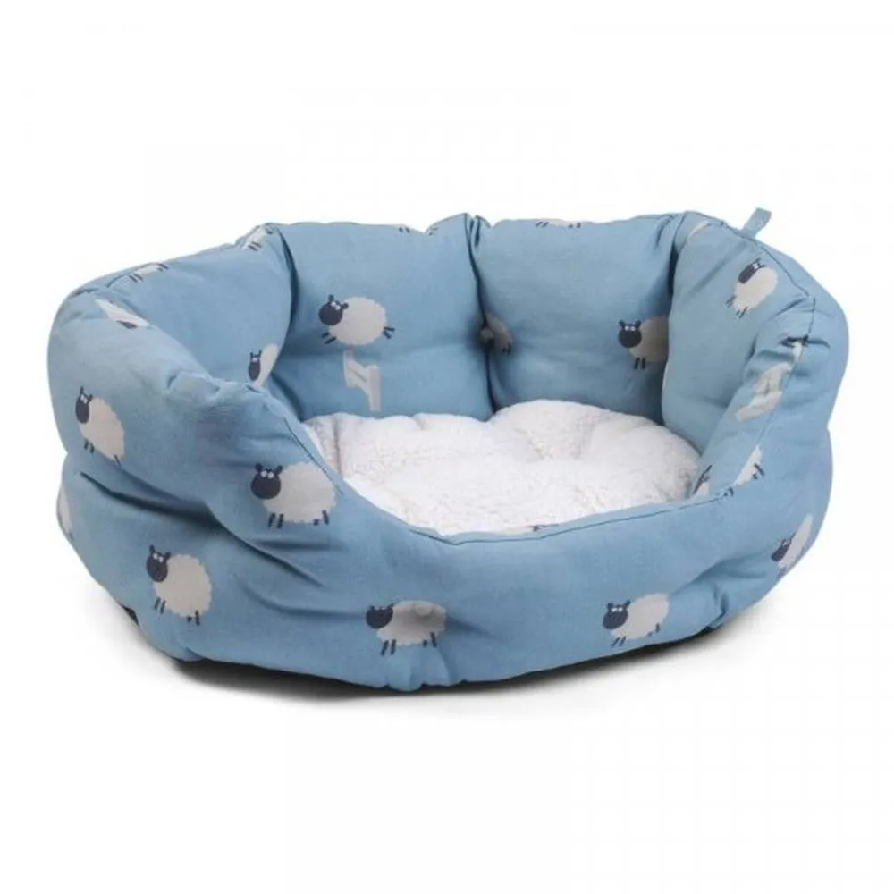 Zoon Oval Counting Sheep Dog Bed - Medium